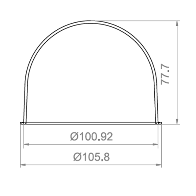  4.0 inch Vandal-proof Dome Cover