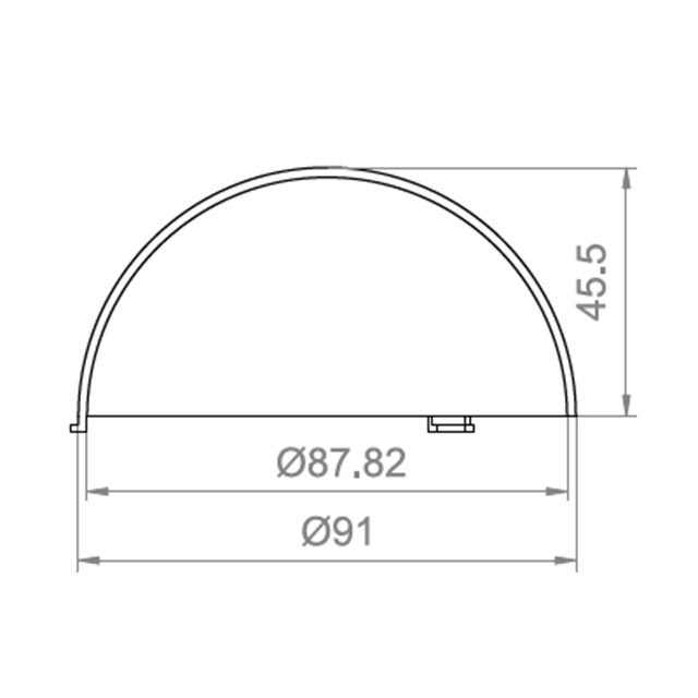 3.6 inch Vandal-proof and Easy-mounting Dome Cover